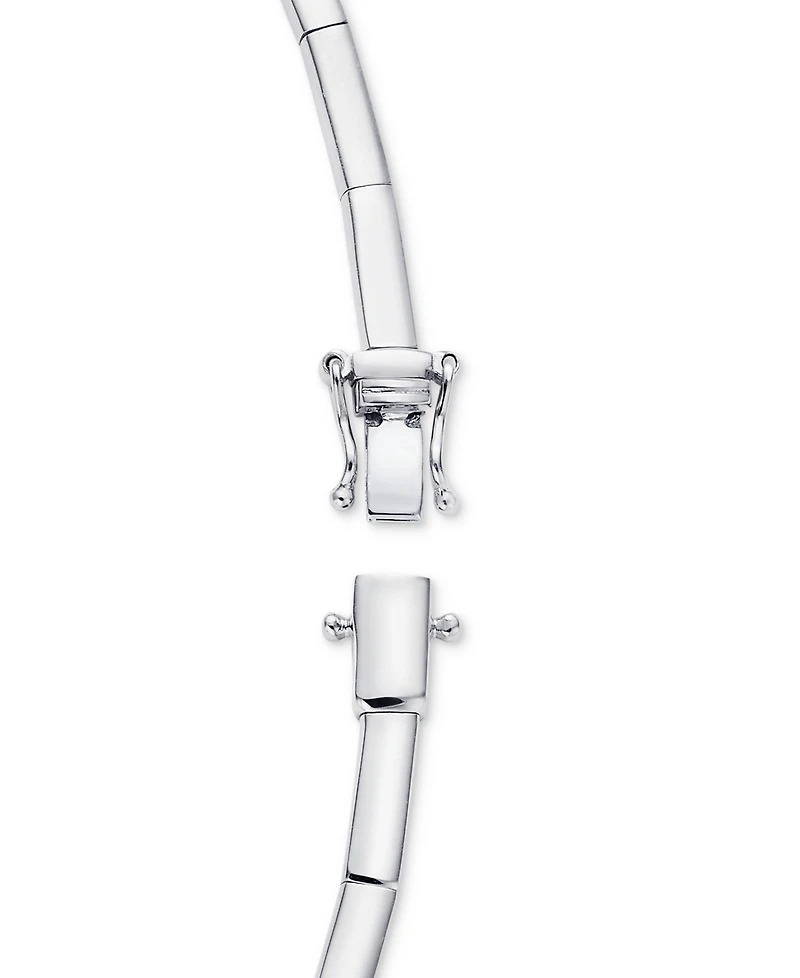 Effy Diamond Round & Baguette 17" Collar Necklace (4 ct. t.w.) 14k Gold (also available White Gold)