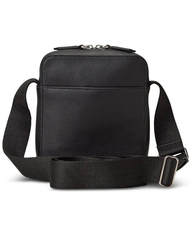 Polo Ralph Lauren Men's Smooth Leather Crossbody Bag