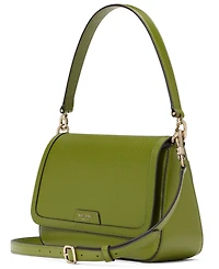 Kate Spade New York Hudson Pebbled Leather Flap Small Shoulder Bag