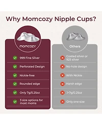 Momcozy Baby Silver Nipple Shield-xxl