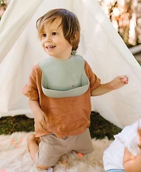 Loulou Lollipop Baby Ramen Print Bibs Set