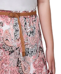 Ny Collection Plus Chiffon Maxi Skirt
