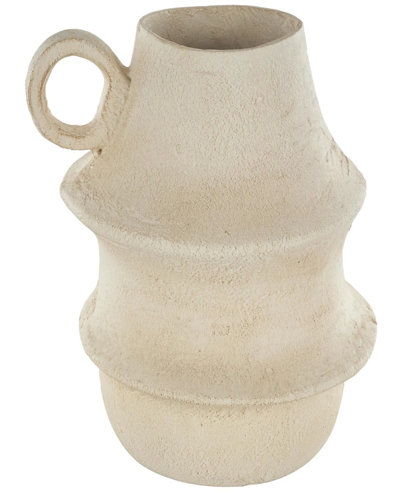 Rosemary Lane Paper Mache 14.35" Modern Vase