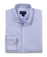 Scott Barber Men's Jacquard Plaid, Pink