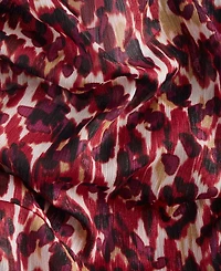 Halston Women's Printed Belted Maxi Dress