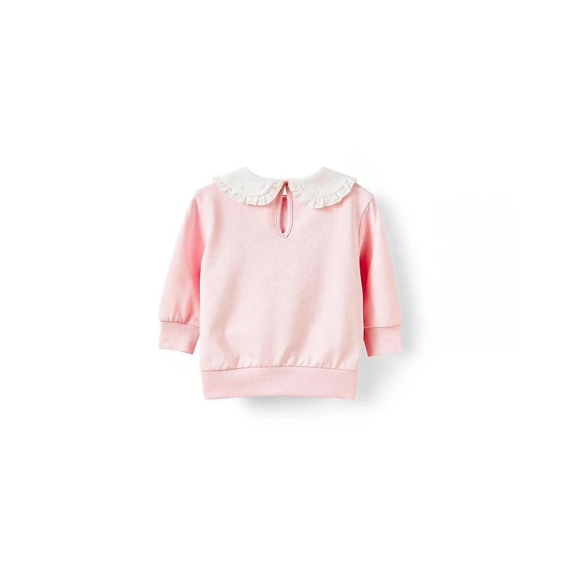 Cotton On Baby Boys Claire Broderie Collar Top