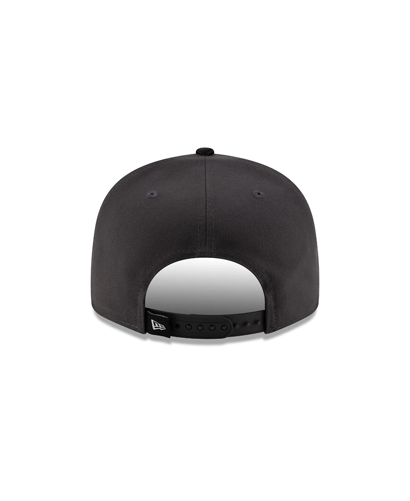 New Era Men's Charcoal/Black Oklahoma City Thunder 2025 Nba Western Conference Champions Locker Room 9FIFTY Snapback Hat