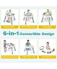 Slickblue Toddler 6-in-1 Activity Center Jumper Table