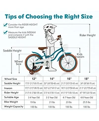 18 Inch Kids Bike Kids Bicycle with Adjustable Seat and Removable Basket