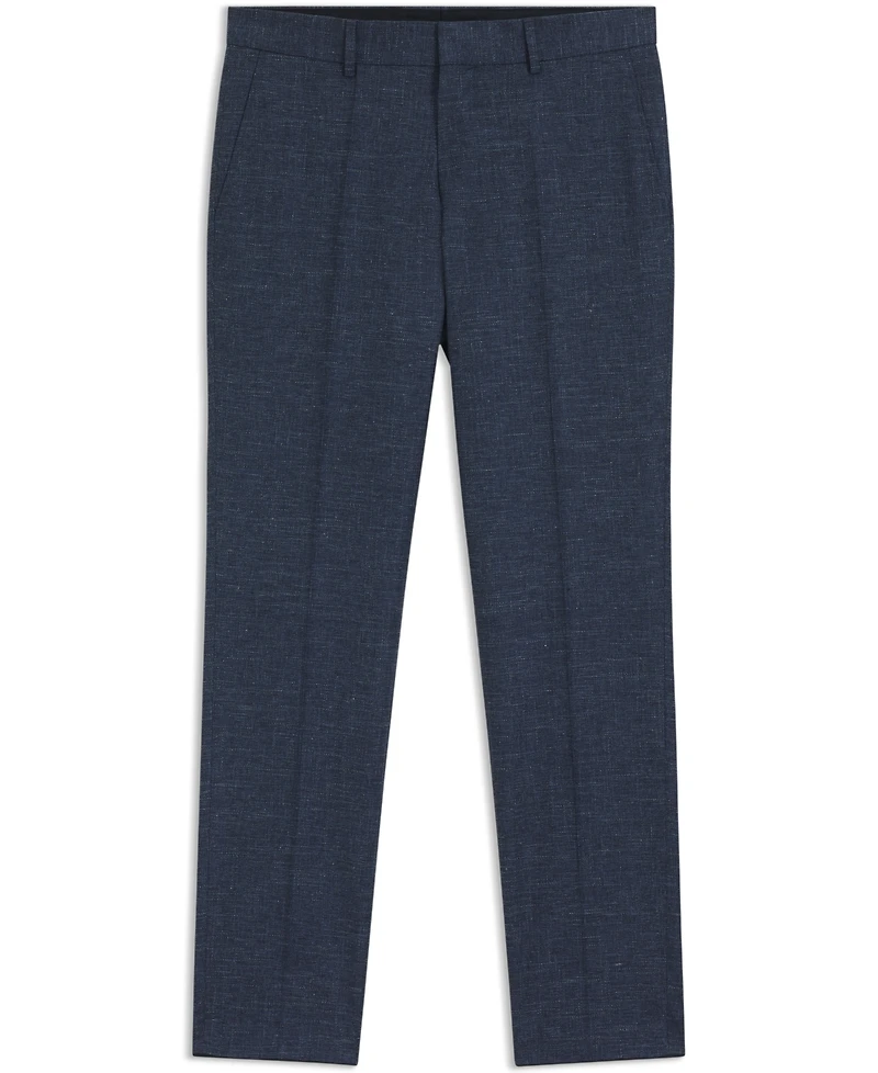 Boss by Hugo Men's Patterned Stretch Slim-Fit Pants