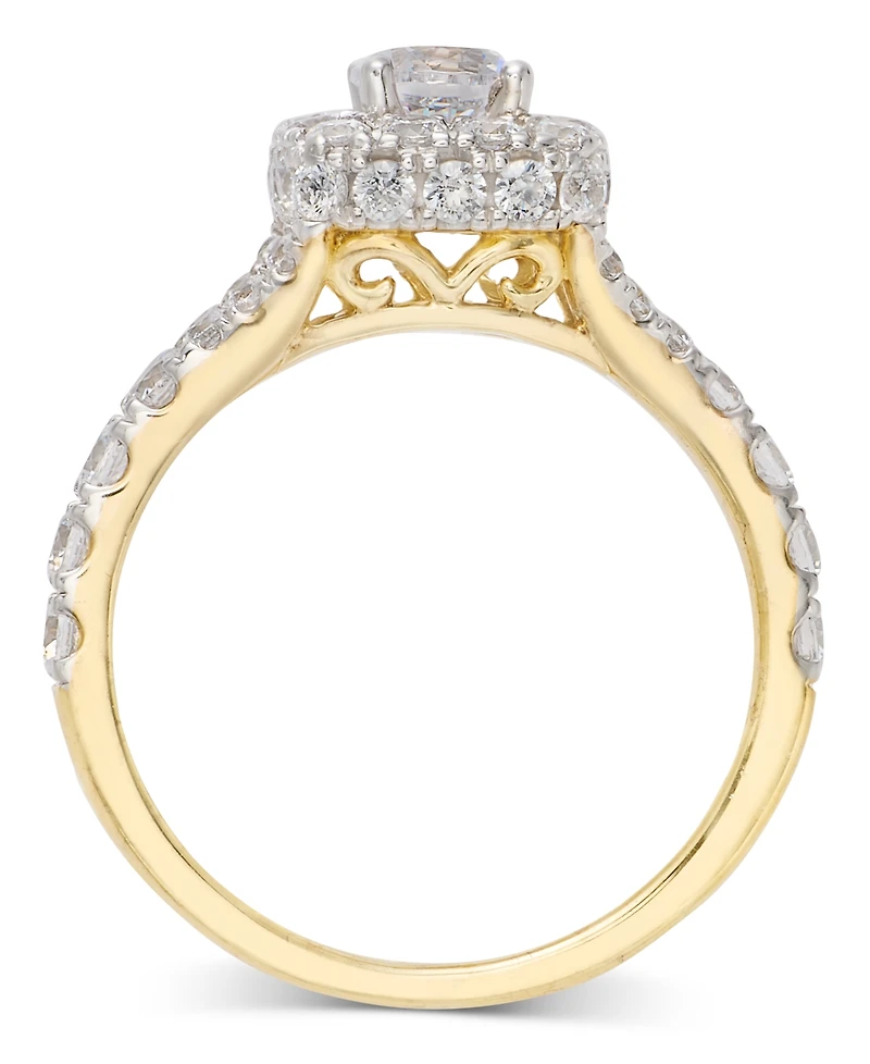 Diamond Halo Bridal Set (2 ct. t.w.) 14K White, Yellow or Rose Gold