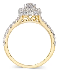 Diamond Halo Bridal Set (2 ct. t.w.) 14K White, Yellow or Rose Gold
