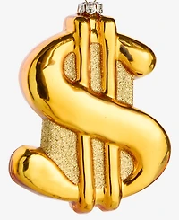 Holiday Lane Eclectic Charm Glass Dollar Sign Ornament, Macy's Exclusive