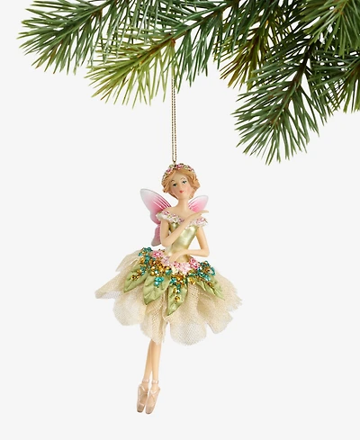 Holiday Lane Enchanted Forest Embellished Fairy Ornament, Macy's Exclusive