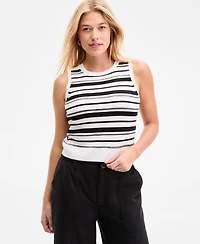 On 34th Women's Striped Sweater Tank Top, Exclusively at Macy's