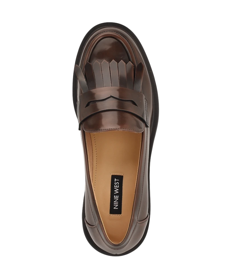 Nine West Women's Missa Lug Sole Penny Loafers