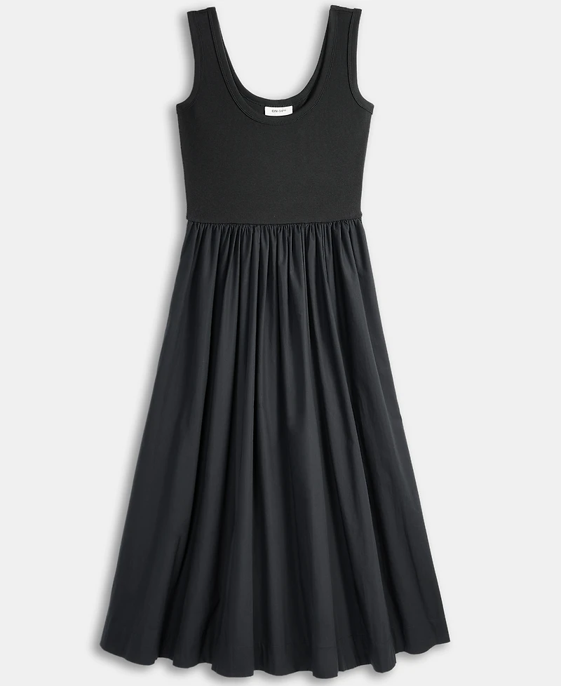 On 34th Women's Sleeveless Scoop-Neck Midi Dress, Exclusively at Macy's