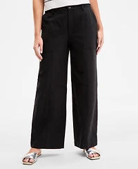 On 34th Women's Solid Easy Wide-Leg Pants, Exclusively at Macy's