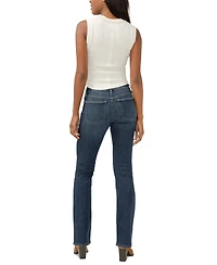 Silver Jeans Co. Women's Suki Mid Rise Curvy Fit Slim Bootcut