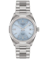 Tissot Women's Swiss Prc 100 Solar Stainless Steel Bracelet Watch 34mm
