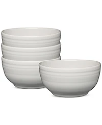 Fiesta White Bistro Coupe 5.5" Cereal Bowls, Set of 4