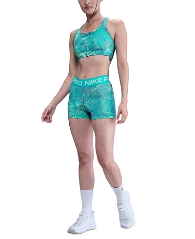 Nike Pro Women's Printed Dri-fit Mid-Rise 3" Shorts