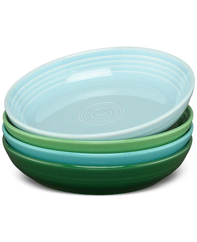 Fiesta Aegean Coupe 8.5" Luncheon Bowls, Set of 4
