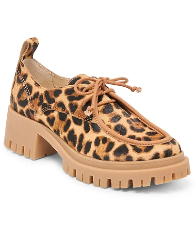 Dolce Vita Women's Milza Platform Lug-Sole Lace-Up Loafers