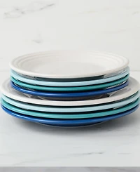 Fiesta Coastal Blues Classic Rim 10.5" Dinner Plates, Set of 4
