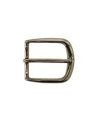 Trafalgar Men's 35mm Solid Brass Italian Classic Rounded Harness Belt Buckle