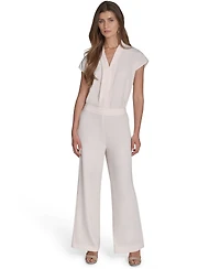 Halston Women's Soft Suiting Wide-Leg Pull-On Pants