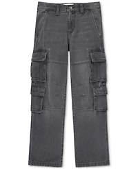 abercrombie kids Boys Baggy Denim Cargo Pants