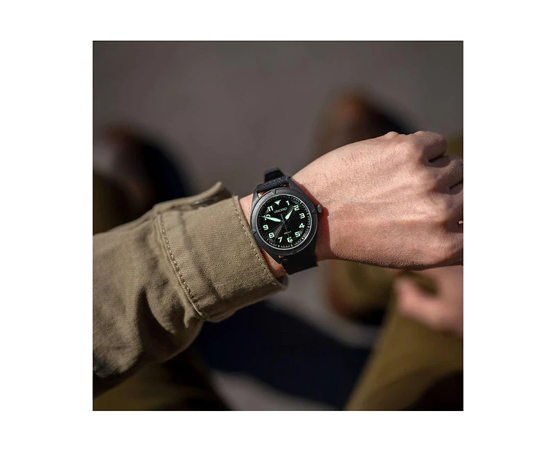 Vincero The Stratos – Men's Solar Titanium Watch 43mm