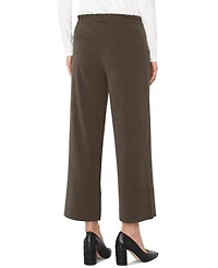 Liverpool Los Angeles Women's Pull-on Wide-Leg Crop Pants
