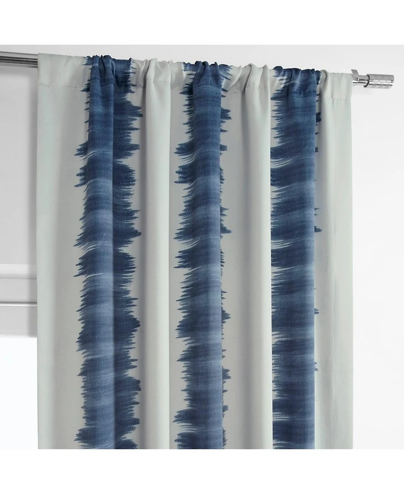 Half Price Drapes Flambe Striped Room Darkening Curtain
