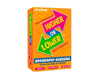 Quokka Board Game for Kids - Family Card and Adults Higher or Lower | Guess Fun Questions Easy to Learn 2 + Players