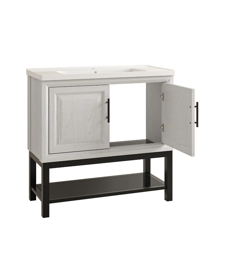 36" Vanity with Ceramic sink