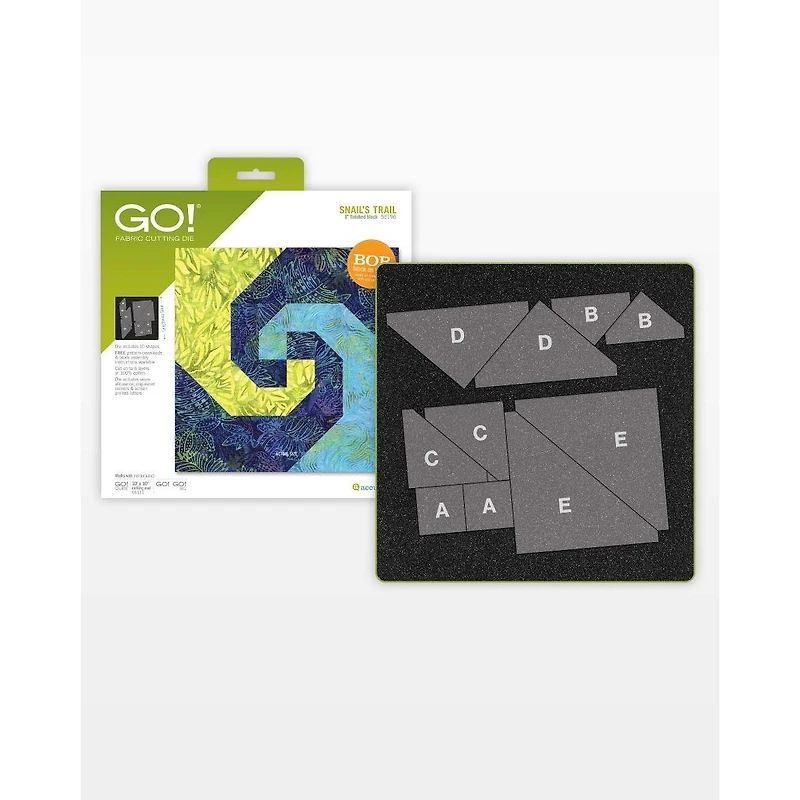 Accuquilt Go! Snail s Trail-8" Finished Die