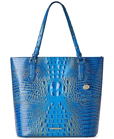 Brahmin Ezra Melbourne Embossed Large Leather Tote