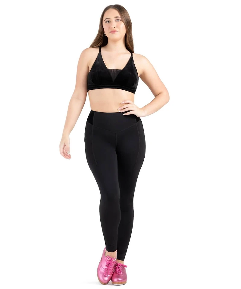 Capezio Women's Velvet Forest Oak Legging
