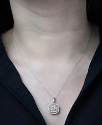 Wrapped in Love Diamond Pendant Necklace (1 ct. t.w.) in 14k White Gold, 18" + 2" extender, Exclusively at Macy's