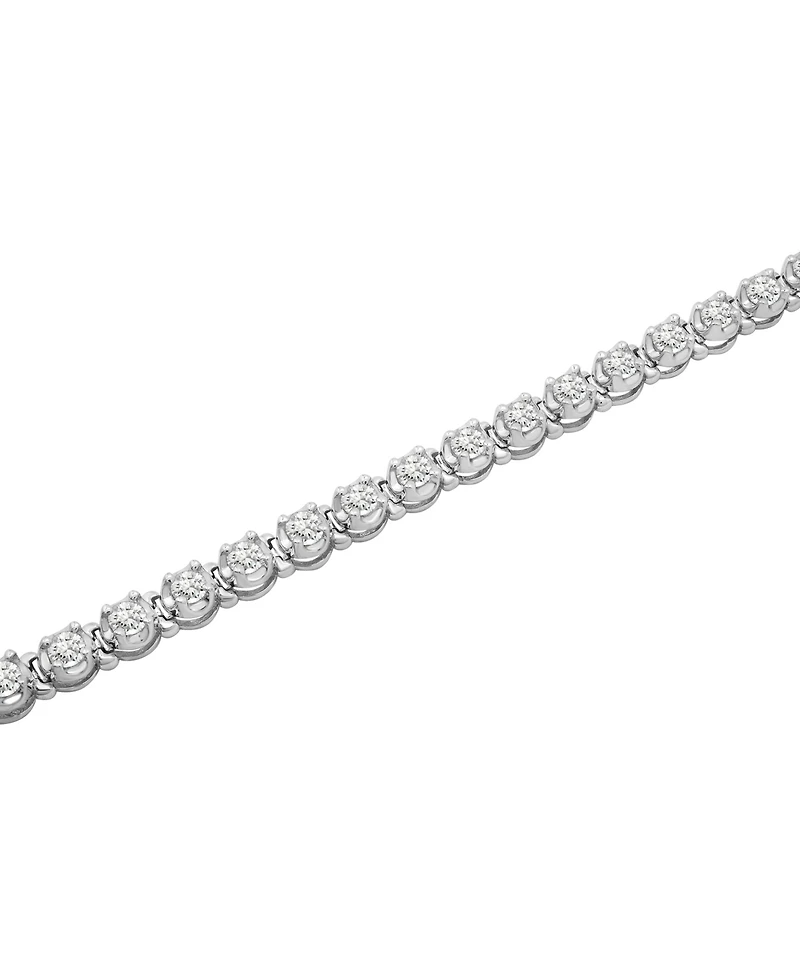 Diamond Bracelet (3 ct. t.w.) 14k White Gold or Yellow Gold, Exclusively at Macy's