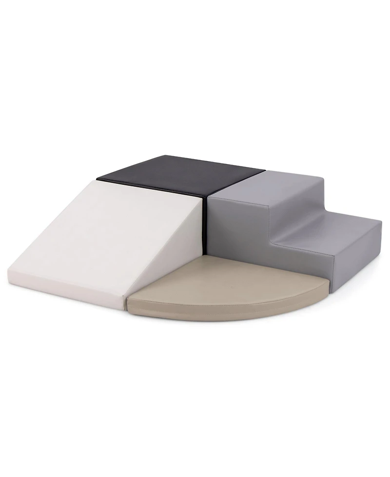 Slickblue Kids 4-Piece Climb and Crawl Foam Block Play Set