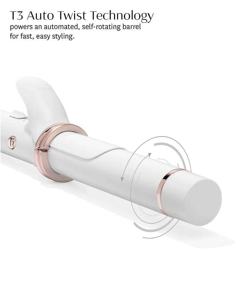 T3 CurlWrap 1.25" Automatic Rotating Curling Iron with Long Barrel