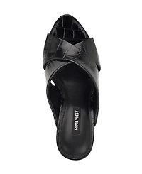 Nine West Women's Sancie Crisscross Stiletto Sandals