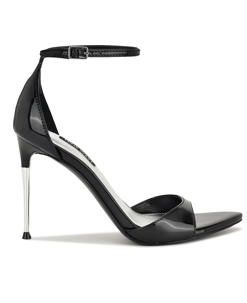 Nine West Women's Serven Ankle Strap Stiletto Sandals