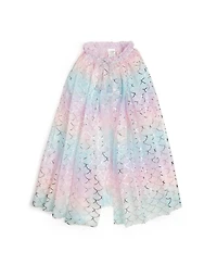 Sweet Wink Girls Mermaid Ombre Cape