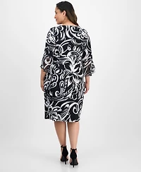 Connected Plus Side-Tab Dress