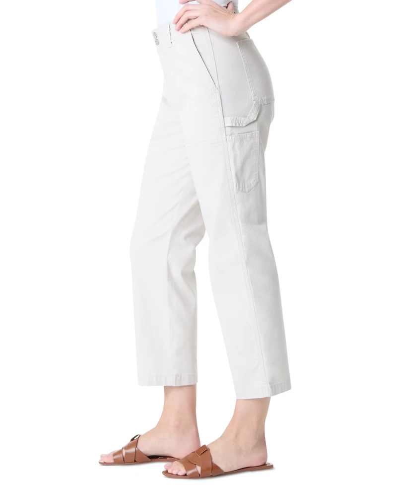 Gloria Vanderbilt Women's High Rise Cropped Cargo Pants
