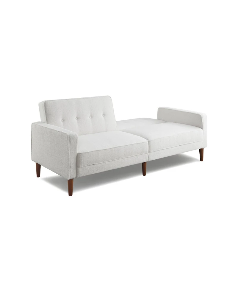 Gold Sparrow 80" Faux Fur Camden Convertible Sofa Bed, Created for Macy's